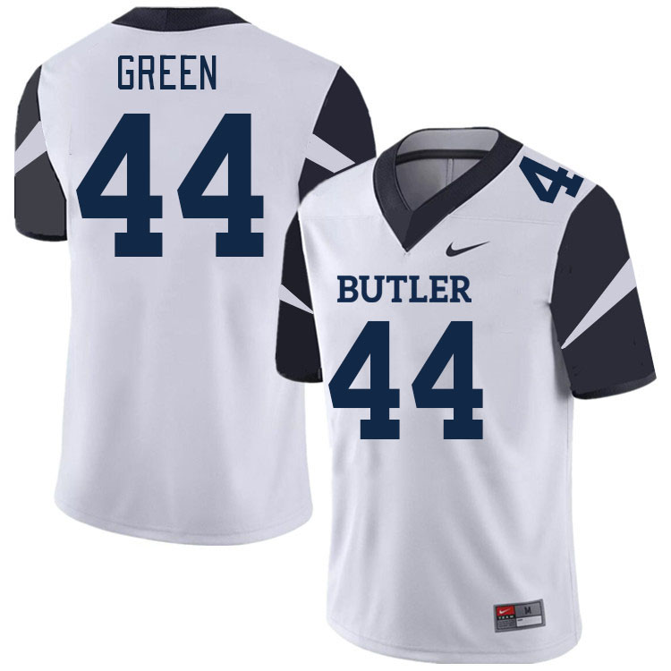 Men-Youth #44 Luke Green Butler Bulldogs College Football Jerseys Stitched Sale-White